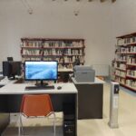 Le postazioni informatiche della Biblioteca Comunale di Galtellì