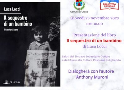 Presentazione del libro Il sequestro di un bambino