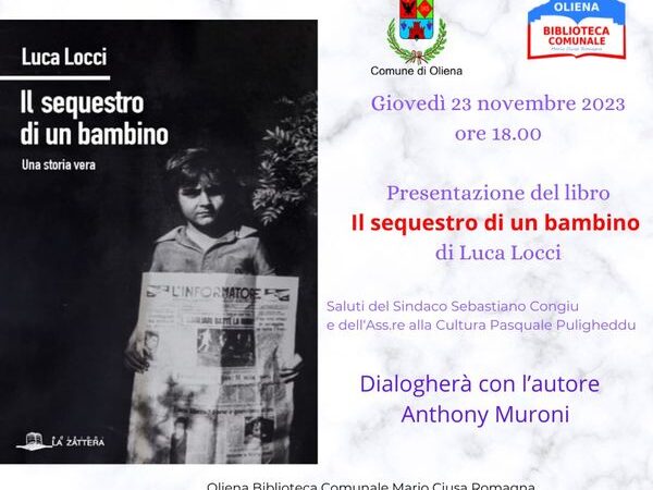 Presentazione del libro Il sequestro di un bambino