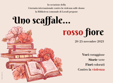 Uno scaffale…rosso fiore