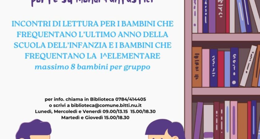 Incontri letture per i più piccoli