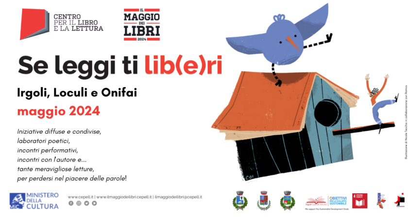 Biblioteca Associata Irgoli, Loculi, Onifai – Il Maggio dei Libri 2024