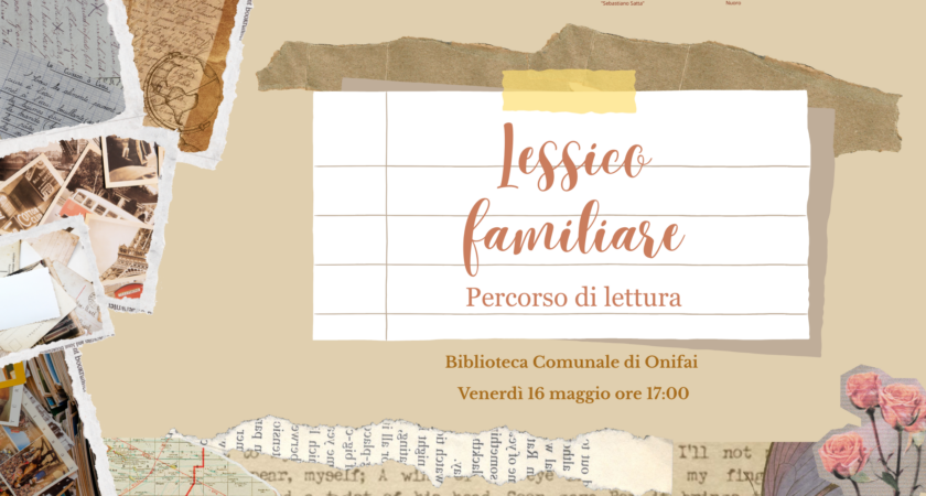Lessico familiare, percorso di lettura – Onifai