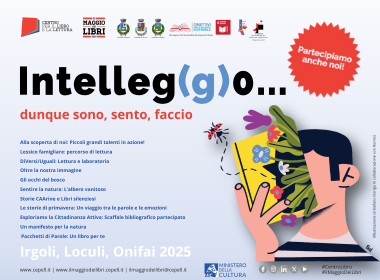 “Intelleg(g)o” Il Maggio dei Libri 2025 – Irgoli, Loculi, Onifai
