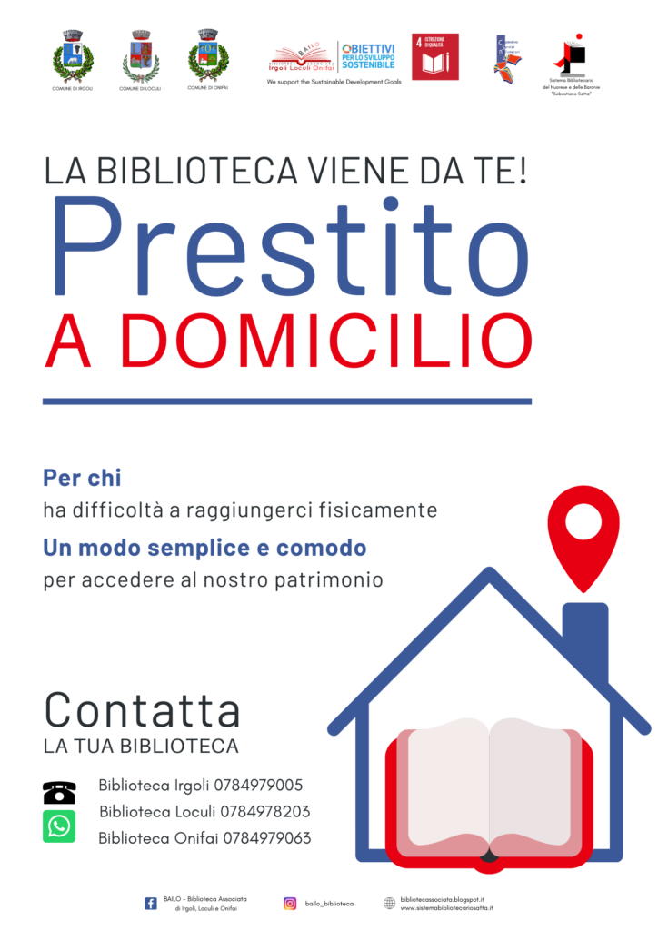 locandina servizio prestito a domicilio